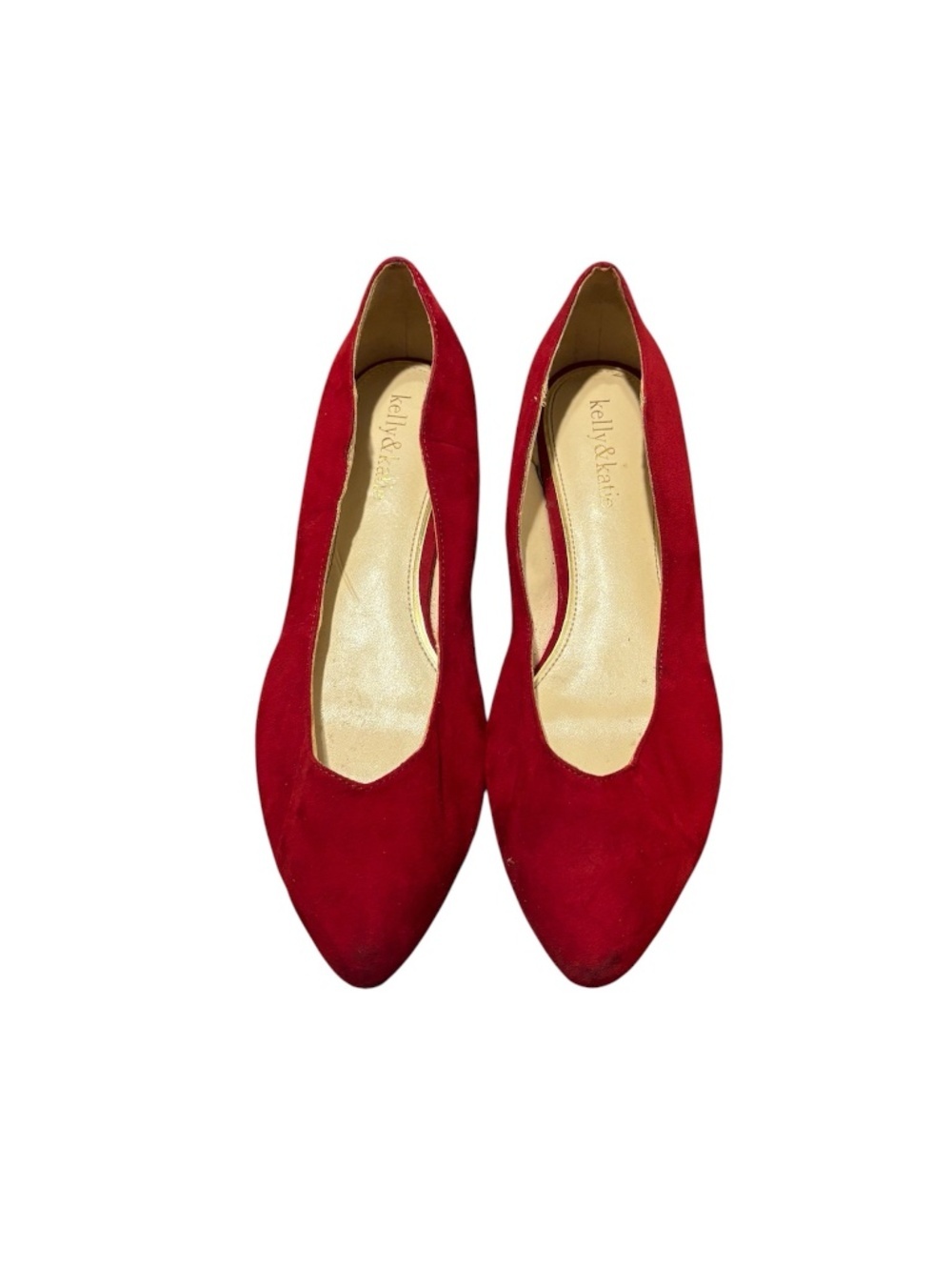 Kelly & Katie Wedge in Red Size 8